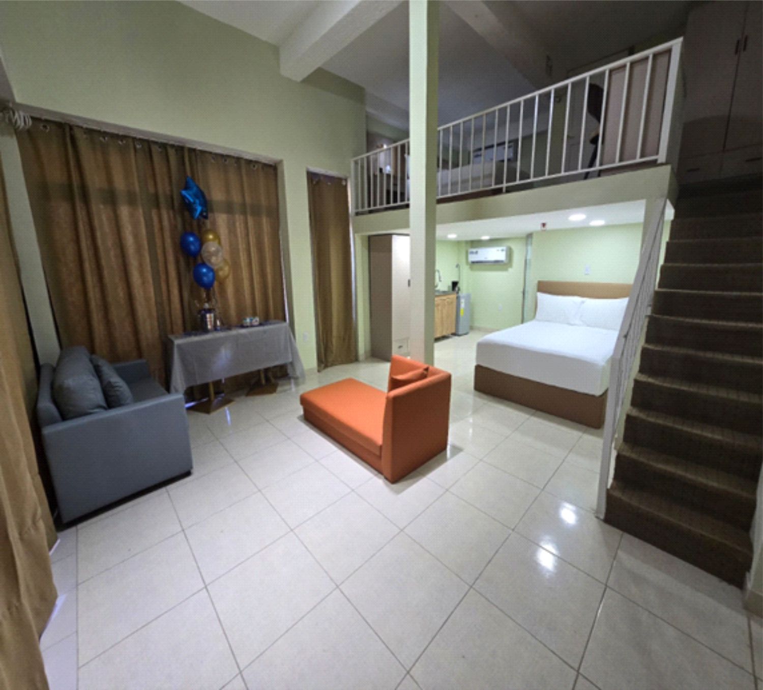 Family Loft with Balcony